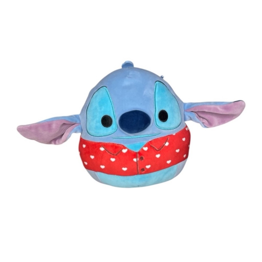 Disney Squishmallows Blue and Red Stitch Pillow Plush Toy Kellytoy